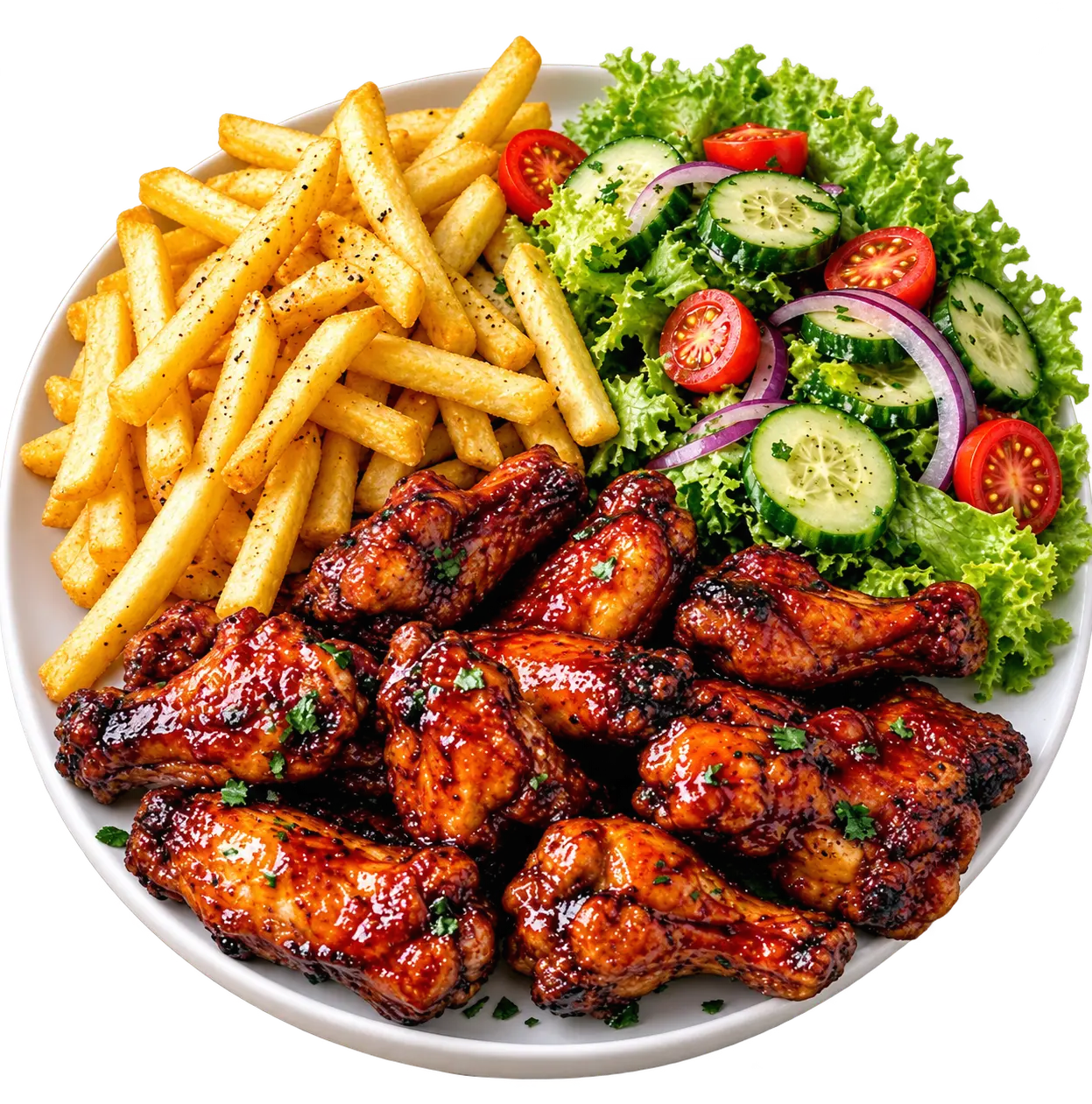 Honey BBQ Chicken & chips